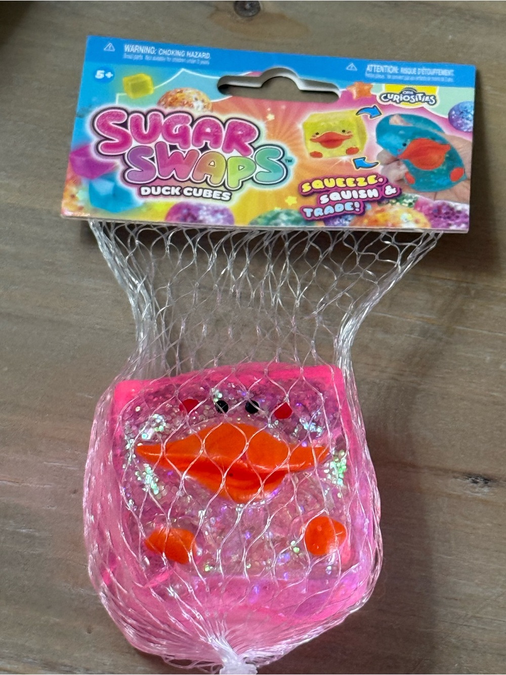 Sugar Swaps Duck Cube Squishy - PINK